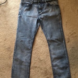 Light wash blue jeans